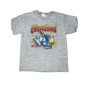 Vintage Cleveland Air Show '98 Burke Lakefront airport youth T-shirt size 6-8